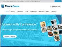 Tablet Screenshot of cableconn.com